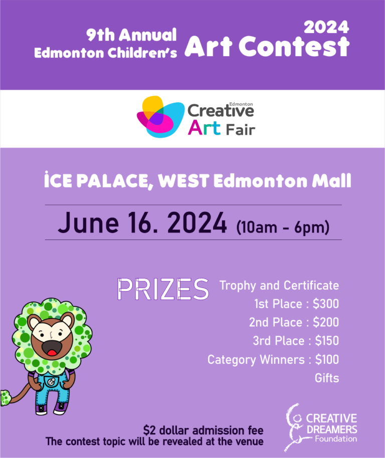 9th Annual Edmonton Children’s Art Contest 2024